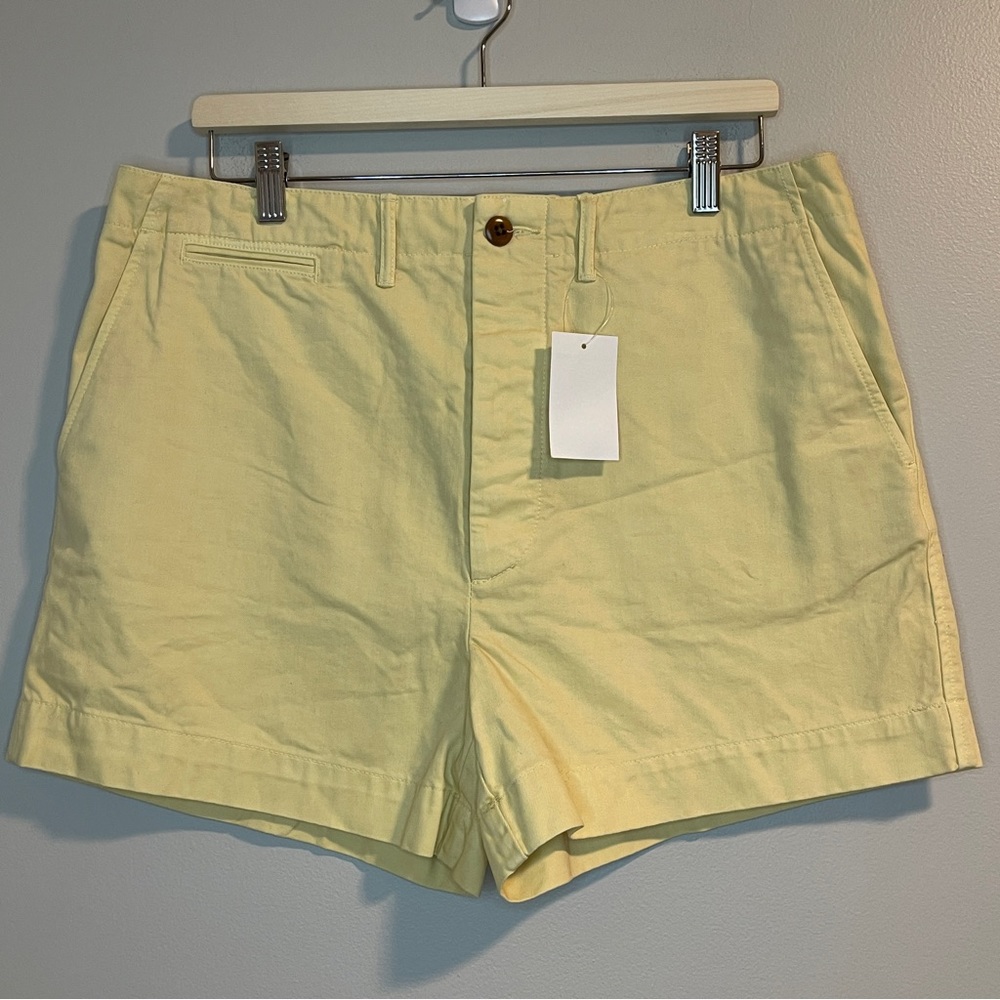 RE/DONE Trouser Shirts in Butter Yellow Size 30
